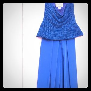 Mary McFadden strapless top, palazzo pants Size 8